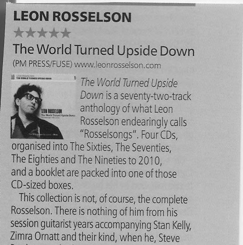 R2 Magazine review Leon Rosselson
